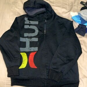 Hurley Black Zip Up Jacket